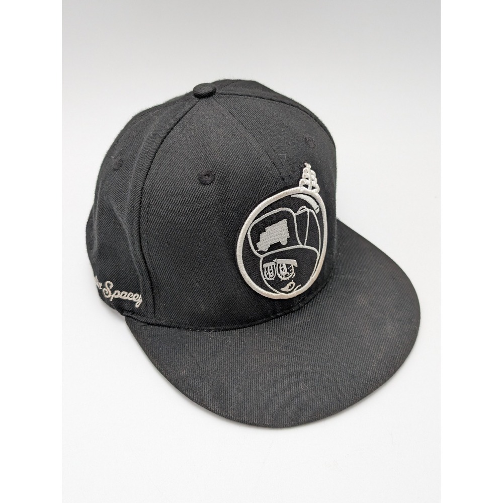 Trukfit Snapback Hat Unisex OS Black Tommy The Truck Feelin Spacey Flat Brim Cap